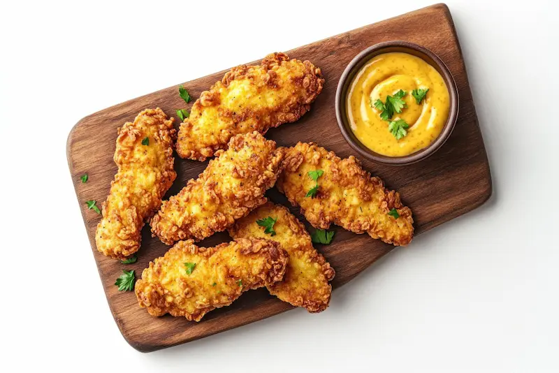 Aiguillettes de poulet au air fryer : tendres en 7 min