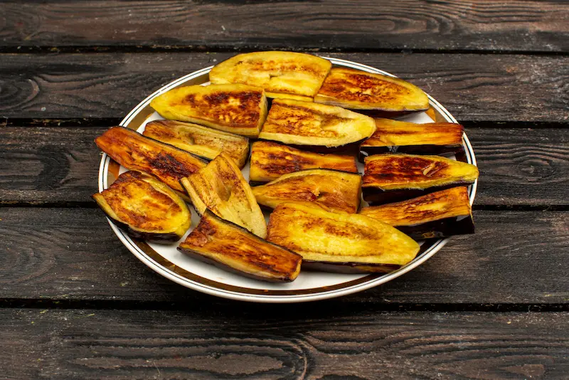 Aubergines au air fryer