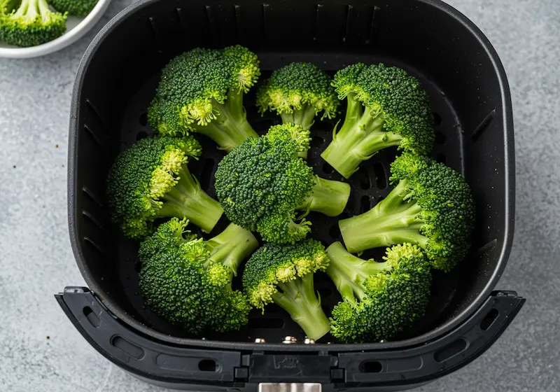 Brocolis au air fryer : croustillants et savoureux