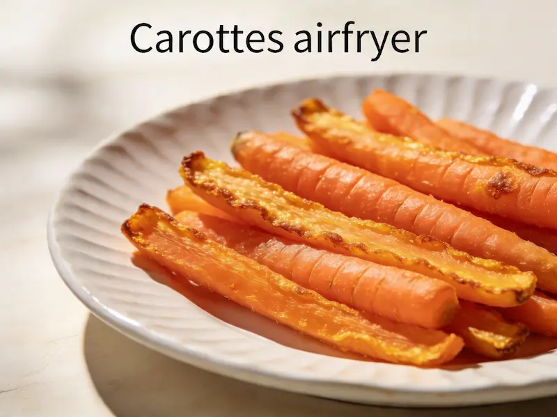 Carottes au air fryer