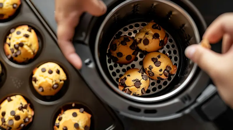 Cookies au air fryer moelleux et dorés