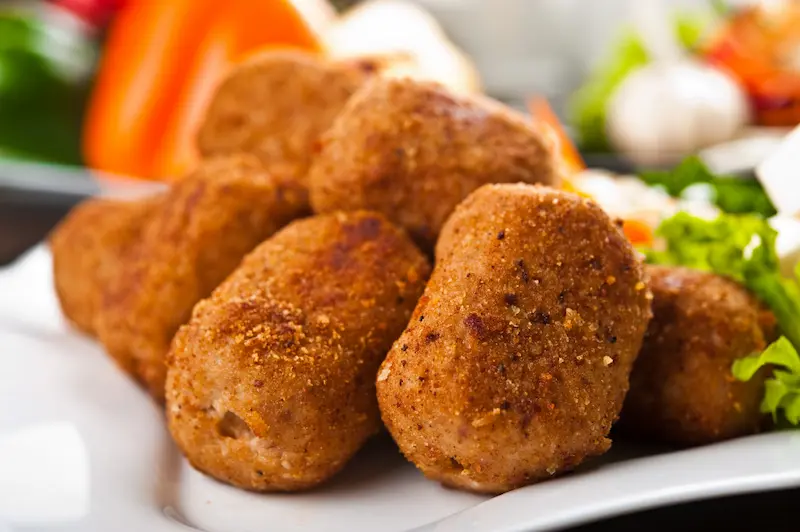 Croquettes de poulet au air fryer : croustillantes en 12 min