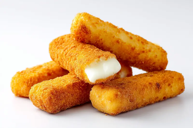 Mozzarella sticks surgelés au air fryer : ultra croustillants