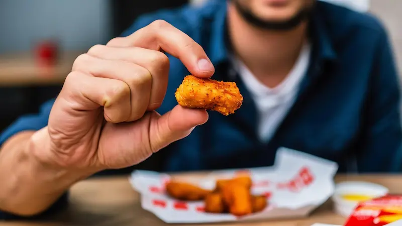 Nuggets surgelés au air fryer