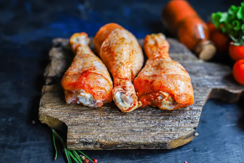 Pilon de poulet au air fryer : croustillant et juteux