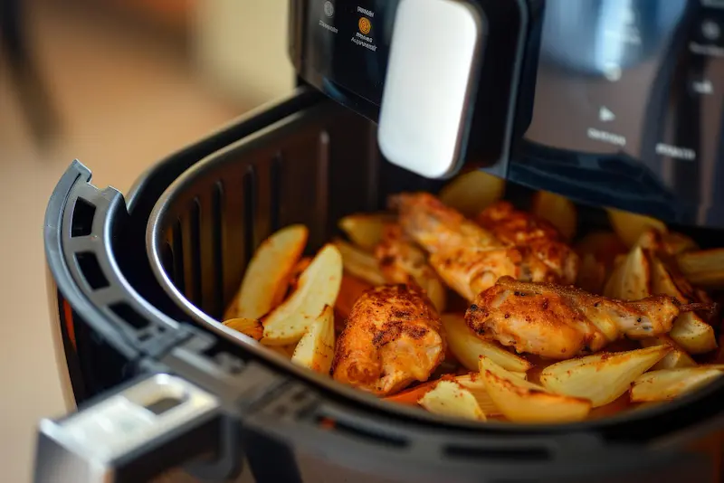 Temps de cuisson poulet au air fryer : guide complet