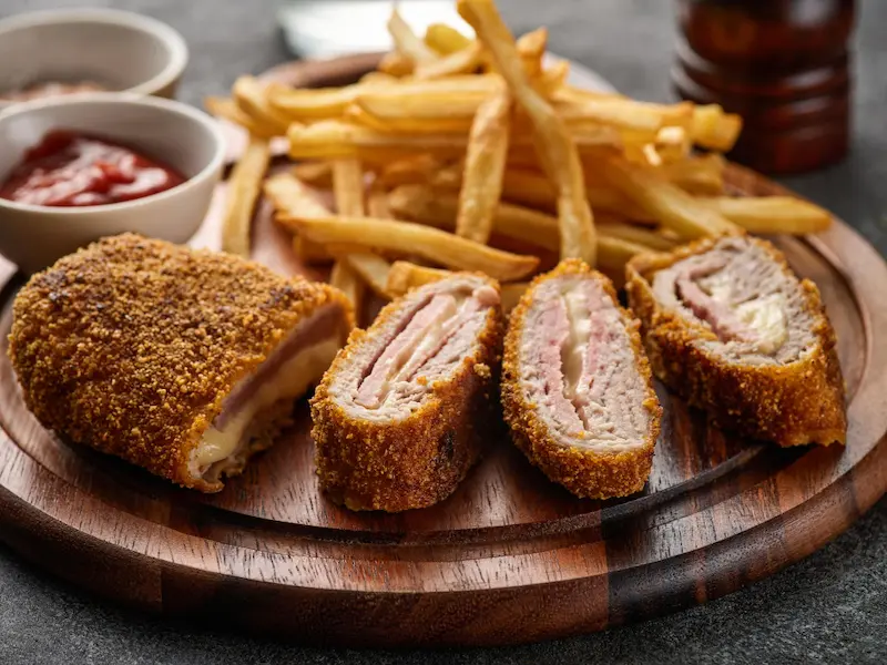 Cordon bleu maison air fryer : ultra croustillant