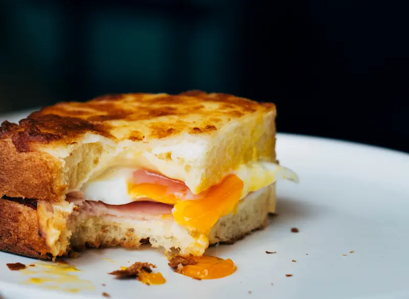 Croque-monsieur air fryer : doré en 8 min