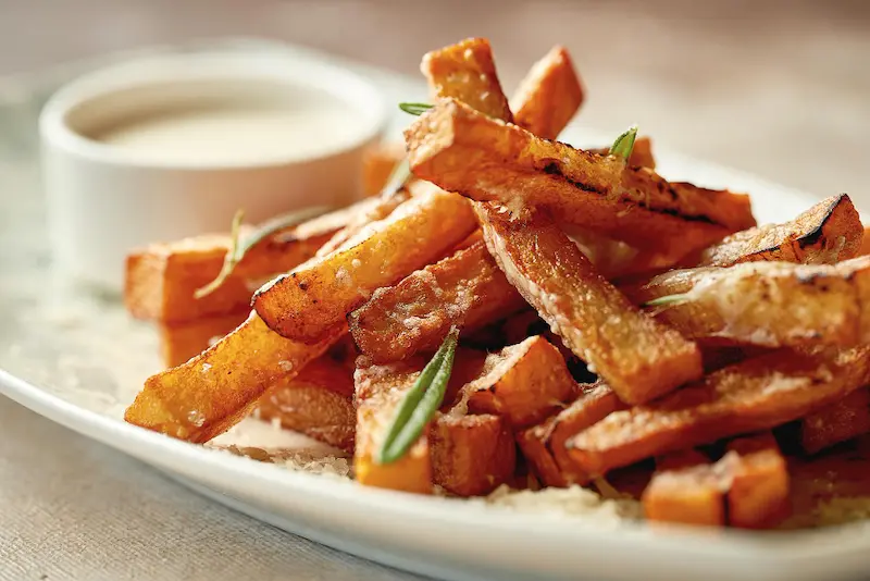 Patates douces au air fryer : caramélisées et légères