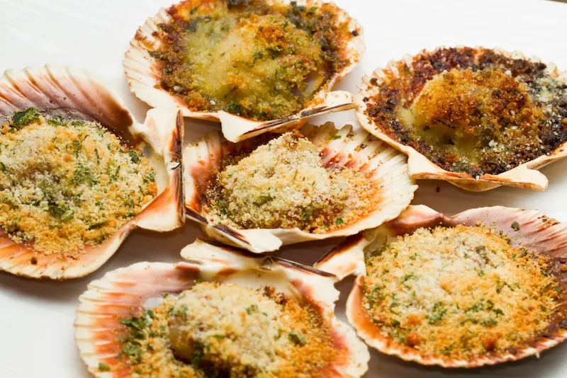 Saint-Jacques air fryer : dorées en 6 minutes