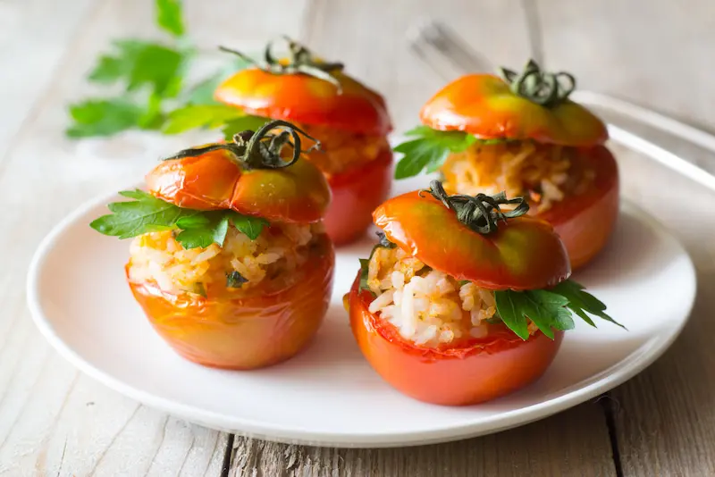 Tomates farcies au air fryer Tomates farcies au air fryer