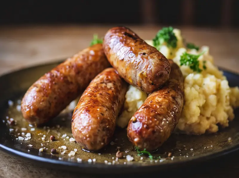 Andouillette au air fryer : croustillante en 15 minutes