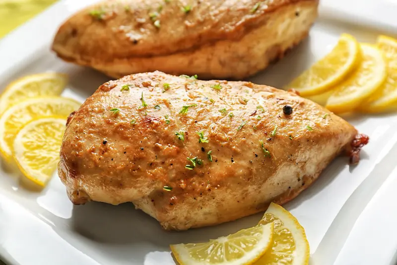 Escalope de poulet au air fryer Escalope de poulet au air fryer