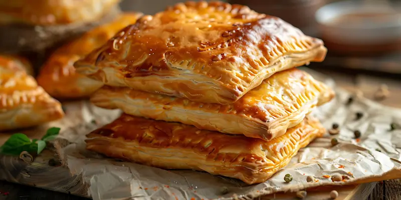 Feuilletés jambon fromage au air fryer : dorés en 12 min Feuilletés jambon fromage au air fryer : dorés en 12 min