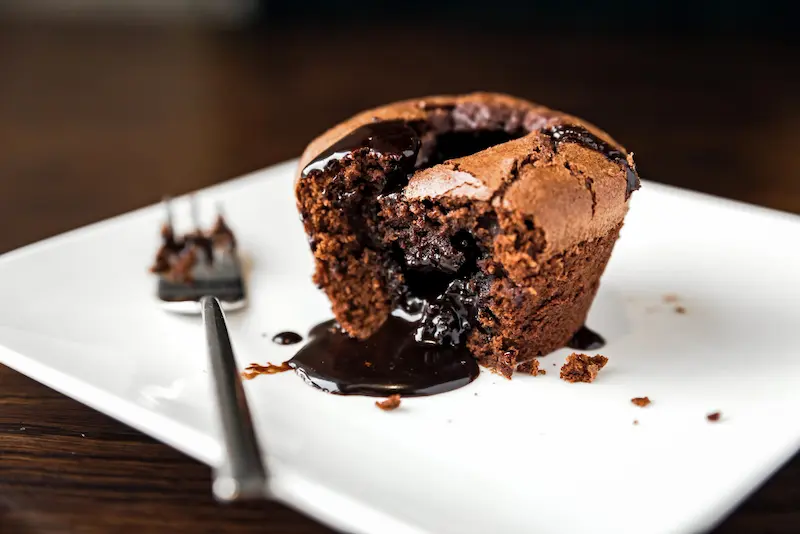 Fondant au chocolat au air fryer