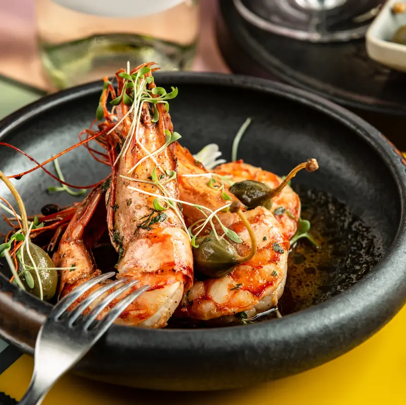 Gambas au air fryer : grillées et juteuses en 8 minutes