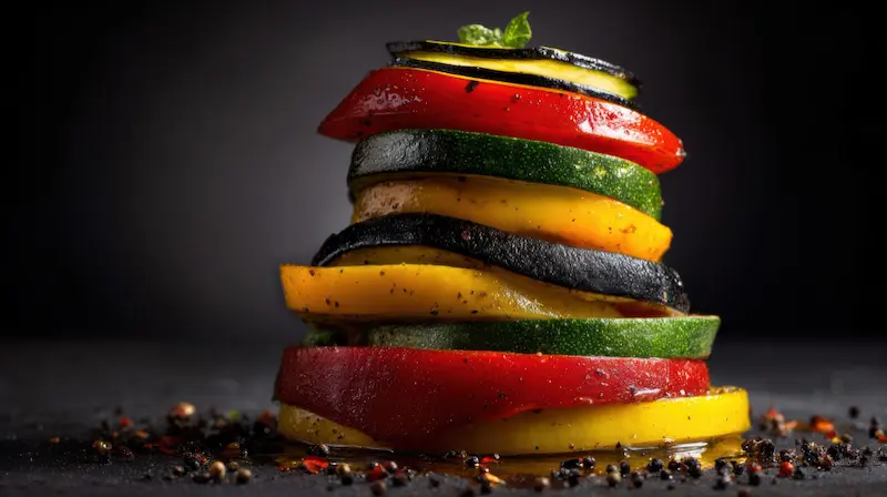 Légumes grillés au air fryer