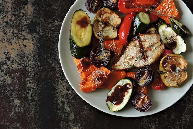 Légumes grillés au air fryer