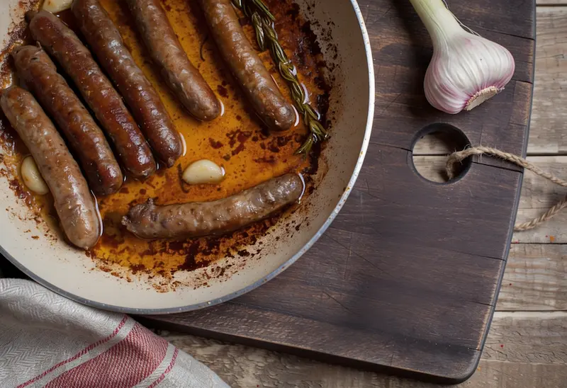 Merguez marinade harissa au air fryer : grillées et épicées en 12 min