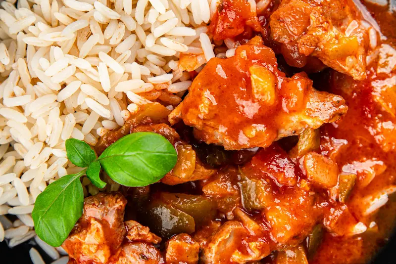 Poulet basquaise au air fryer : doré et ensoleillé