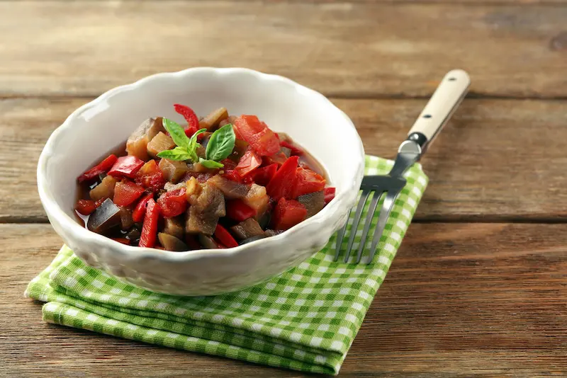 Ratatouille air fryer : légumes grillés et fondants en 20 min Ratatouille air fryer : légumes grillés et fondants en 20 min