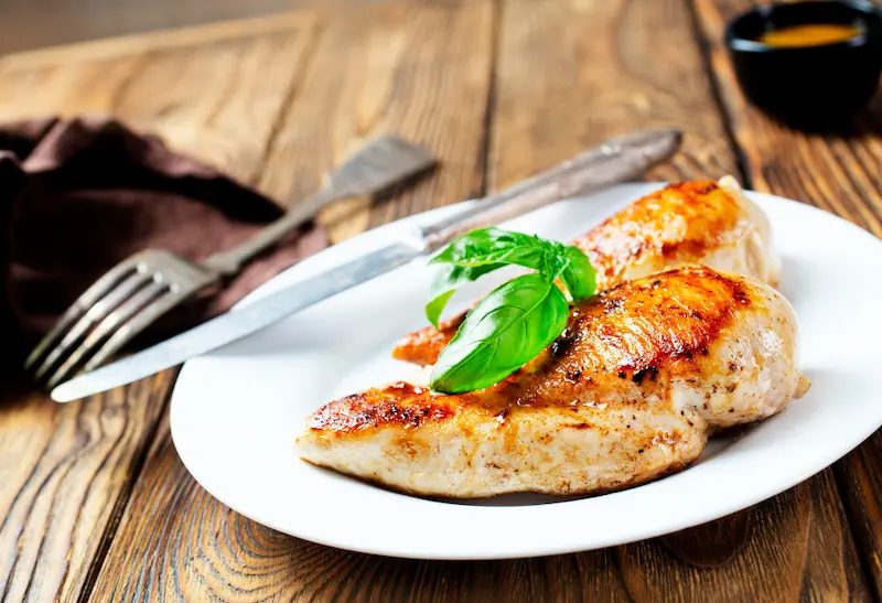 Blanc de poulet au air fryer