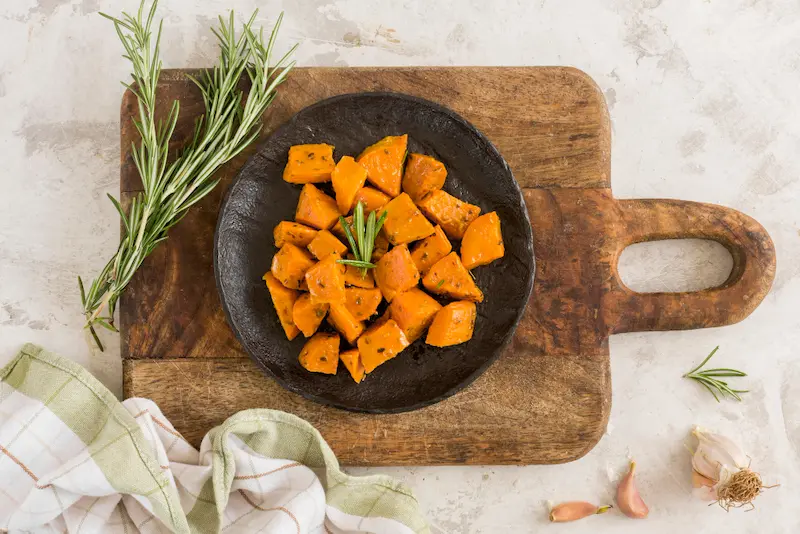 Potimarron au air fryer : rôti et fondant en 20 min