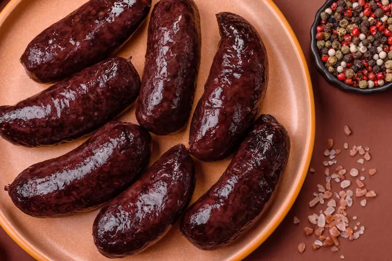 Boudin noir aux pommes au air fryer : peau intacte, cuisson parfaite