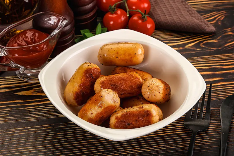 Knacki au air fryer : rapides et sans éclaboussures